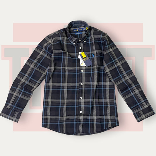 Polo Ralph Lauren Mud Cheques Shirt | Made in Germany