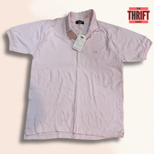 Polo T-Shirt XL Solid Lavender Formal | Made in Korea