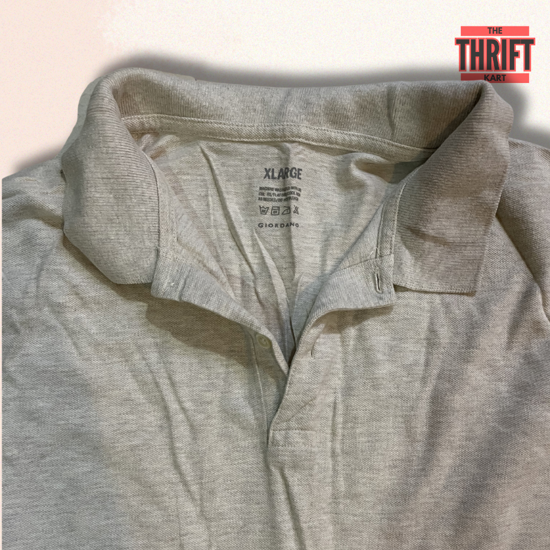 Giordano Heathered Solid Polo | Made in Hong Kong