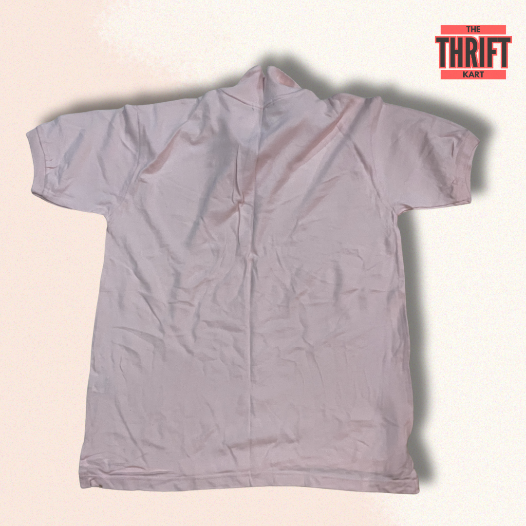 Polo T-Shirt XL Solid Lavender Formal | Made in Korea