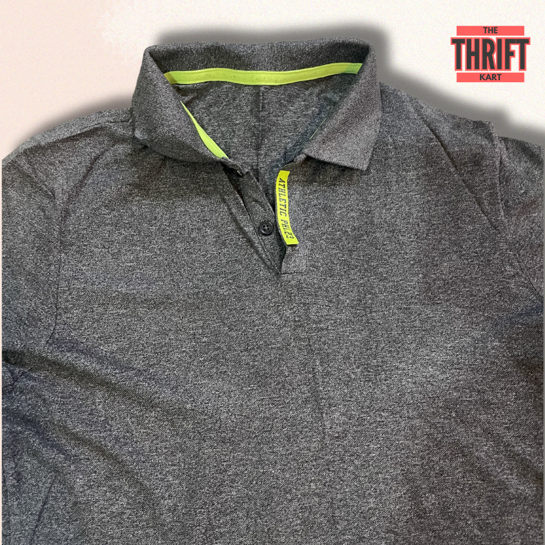 The Thrift kart Atheletic Hetahered Polo | Made in Korea