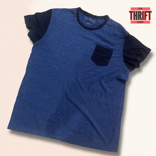 Aeropostale Oversized Dual Tone Tee | Made in China