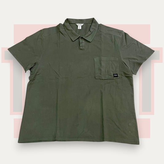 Calvin Klein Ground Green Polo | Made in USA