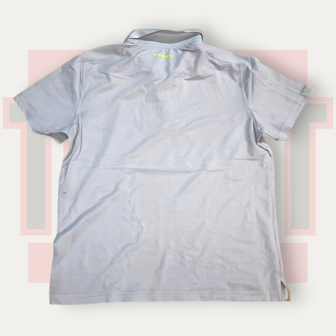 K-Swiss All White Polo | Made in Denmark