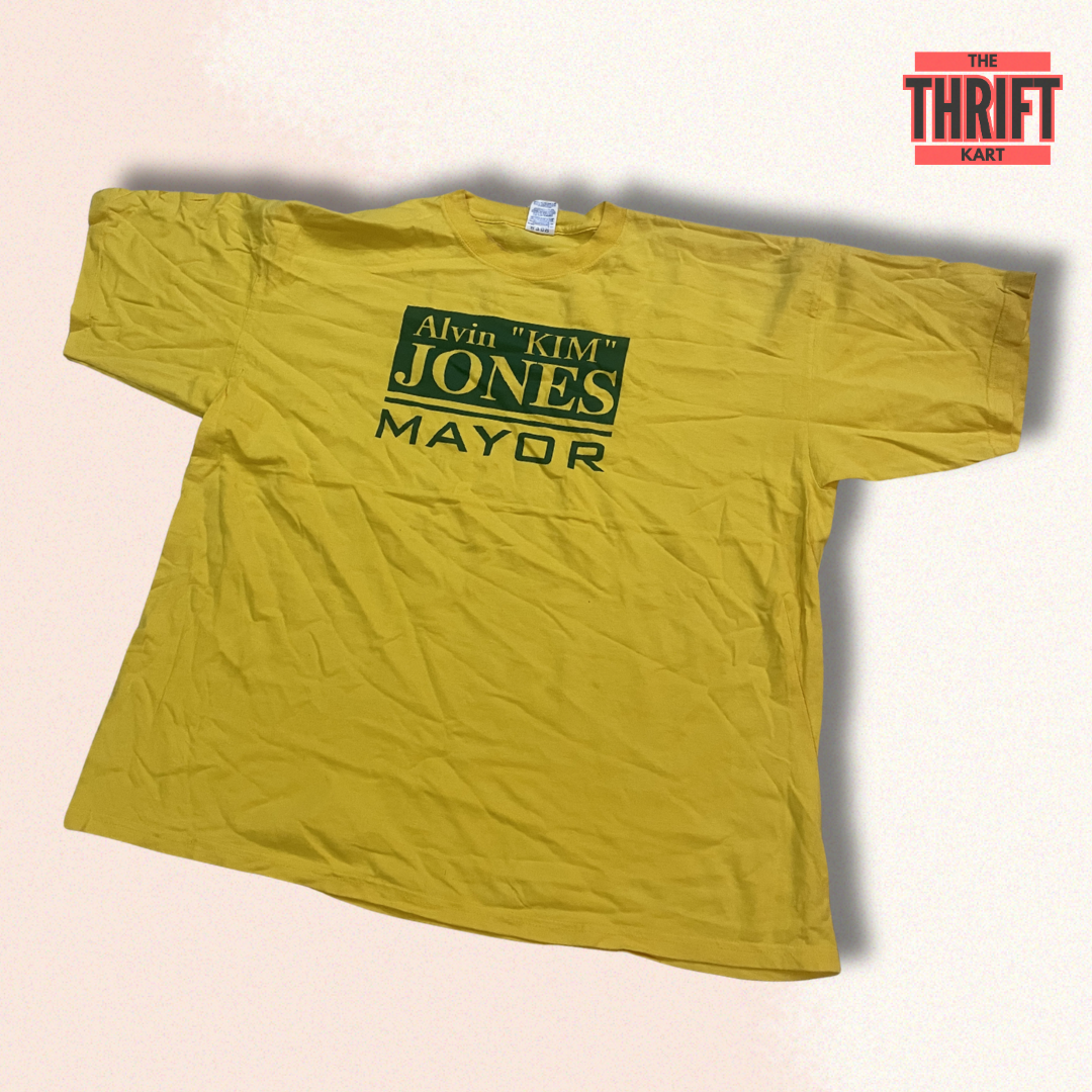 The Thrift Kart Oversized Yellow Tee | Made in Korea