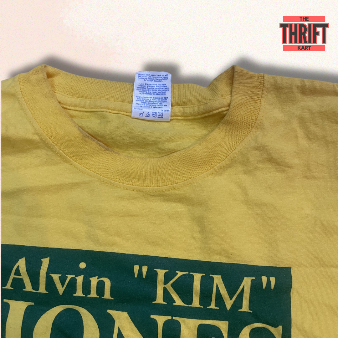 The Thrift Kart Oversized Yellow Tee | Made in Korea
