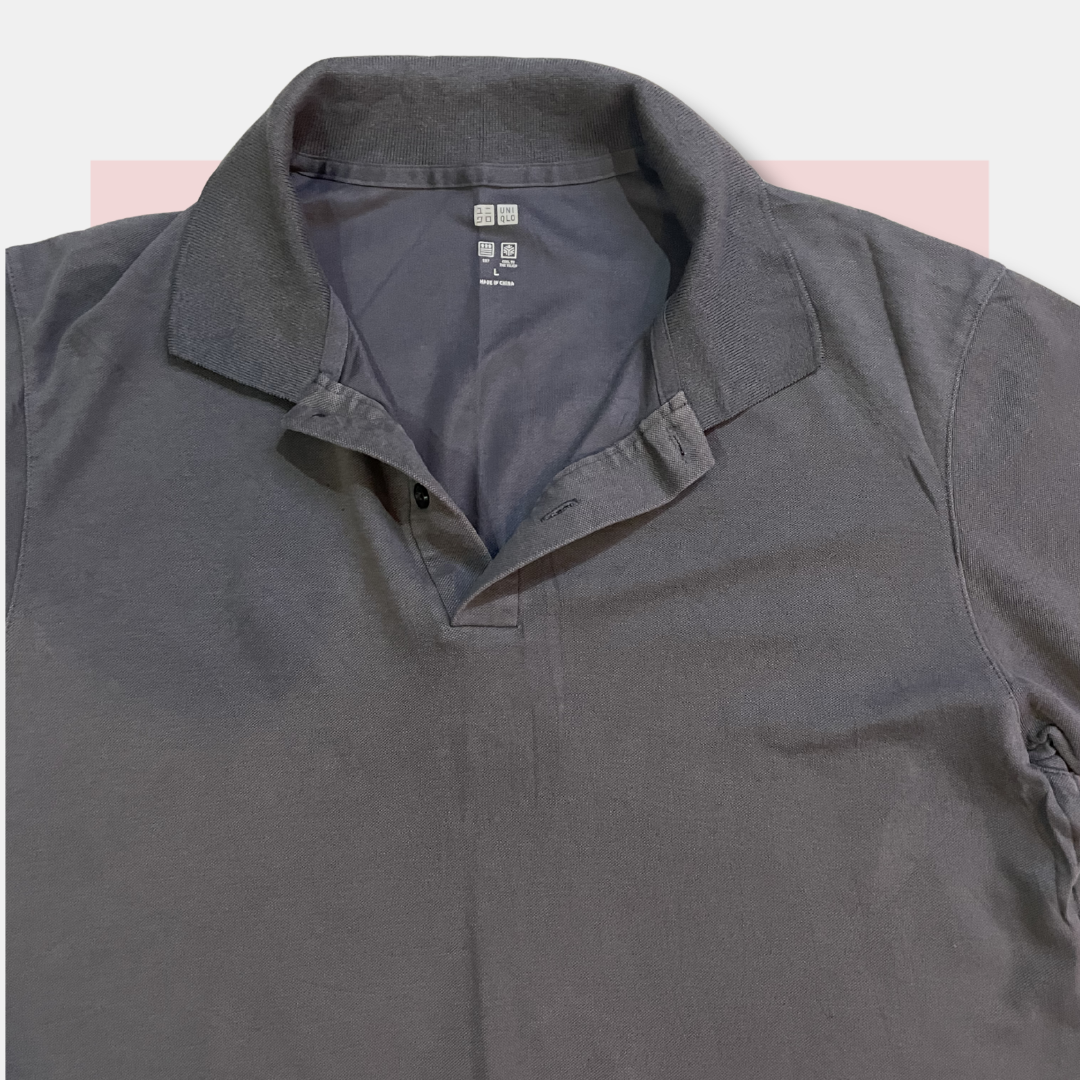 Uniqlo Solid Polo | Made in China