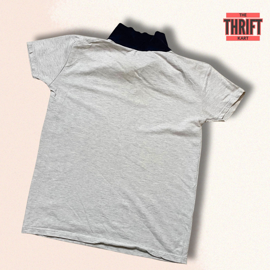 Gowara Chained White Biker Shirt | Made in Turkey