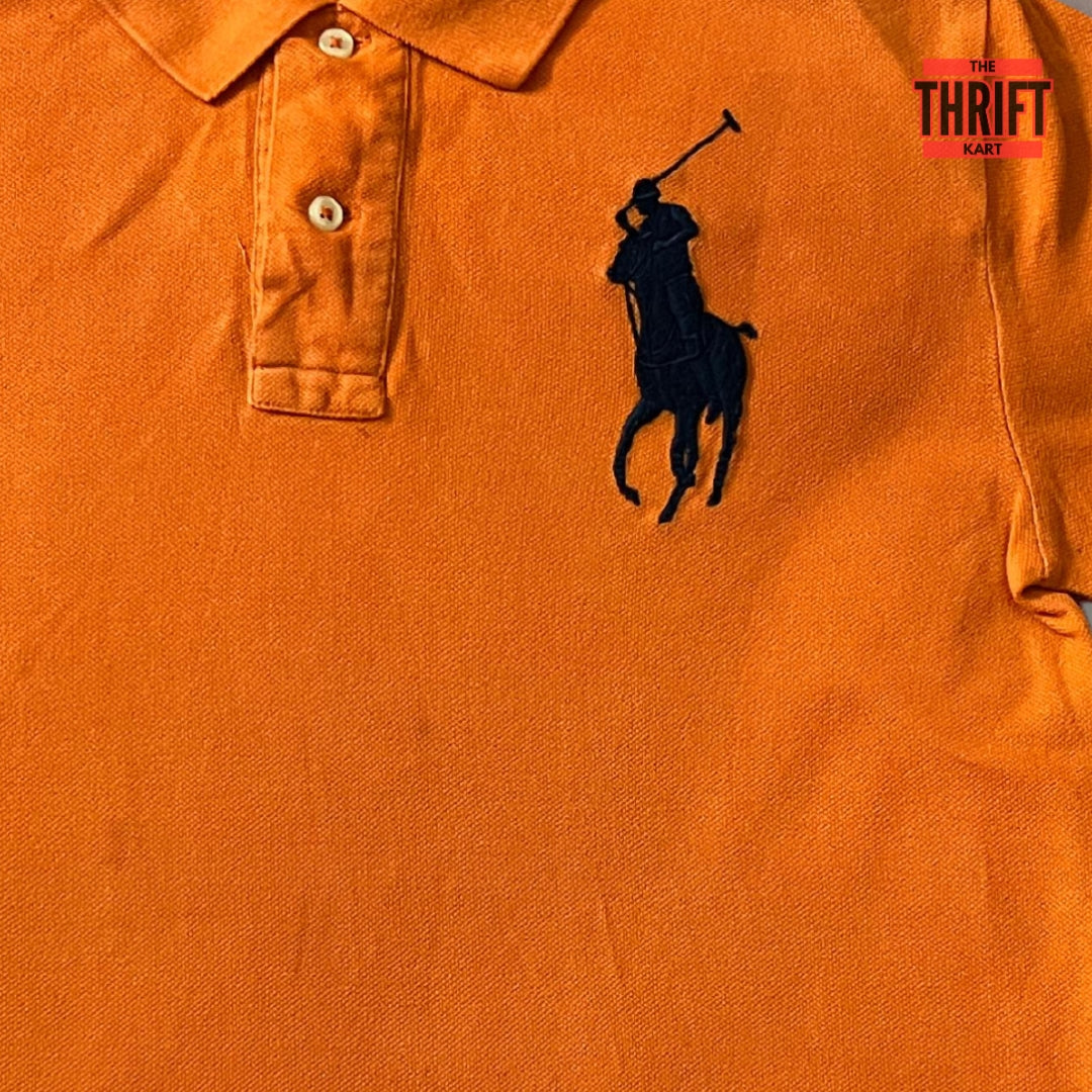 Polo Ralph Lauren Orange Polo Shirt | Made in USA