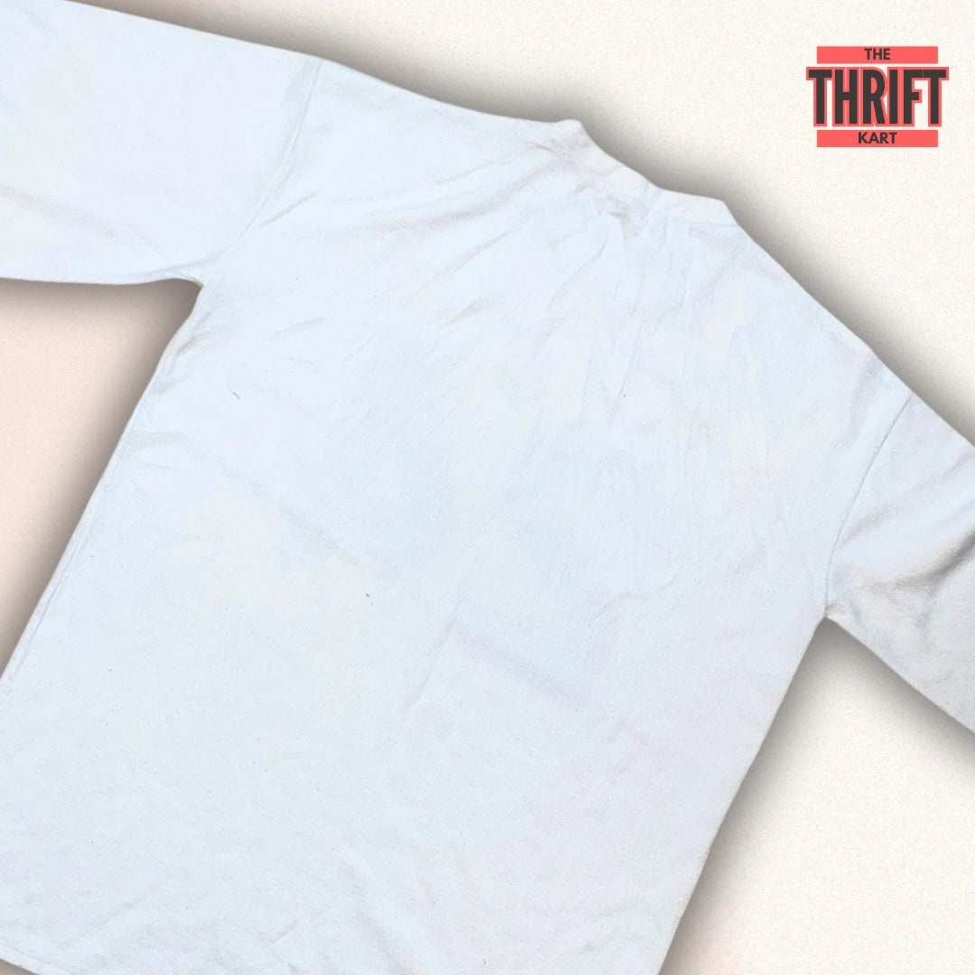 OOEE Girl 24 White Oversized Jersey | Made in Korea