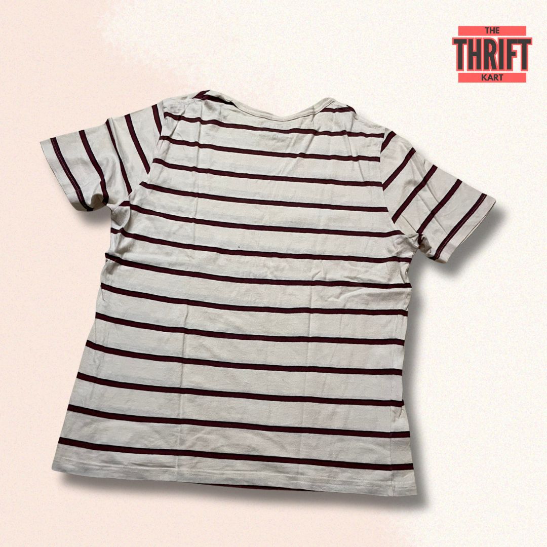 Garage Casual Fit Stripped Tee | Made In India