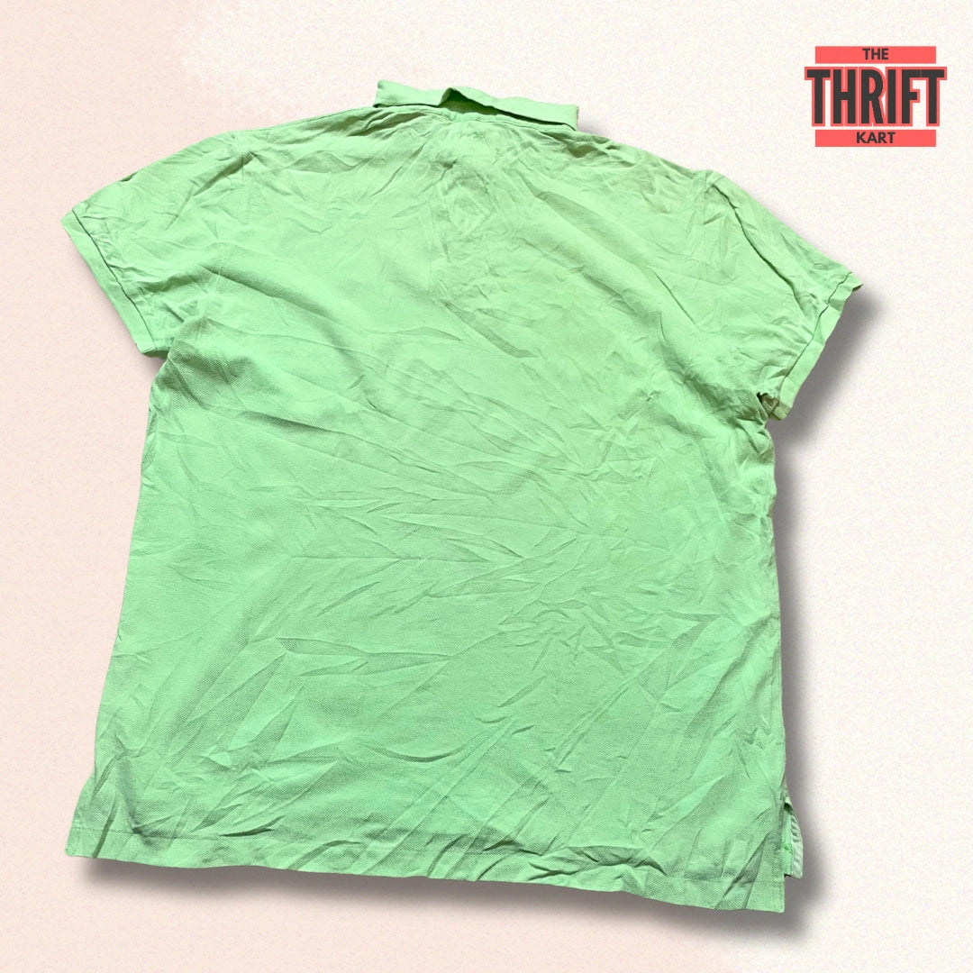 Bean Pole Neon Edition Low Collar Polo | Made in UK