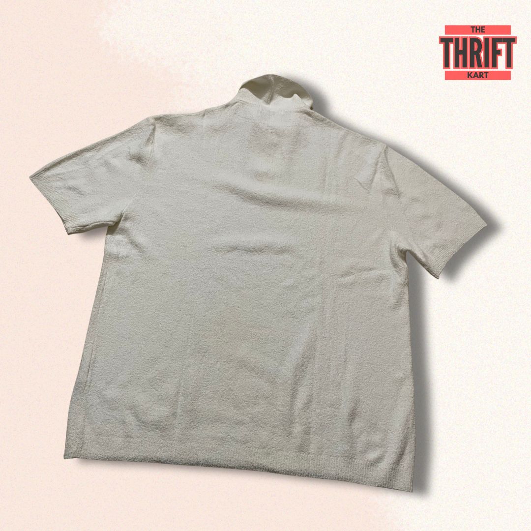 TOPTEN Solod White Polo Tee | Made In South Korea