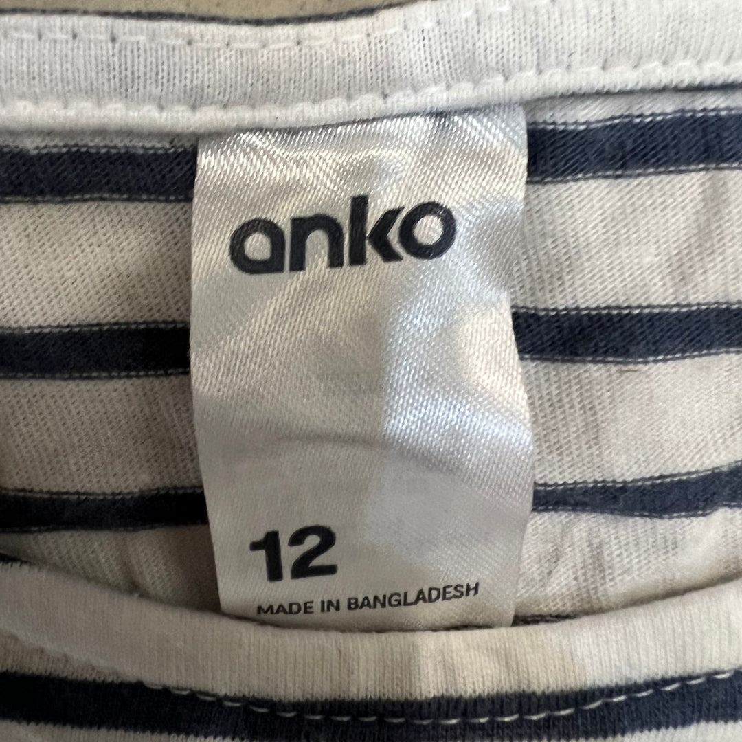 Anko Striped White Dress | Made in Australia