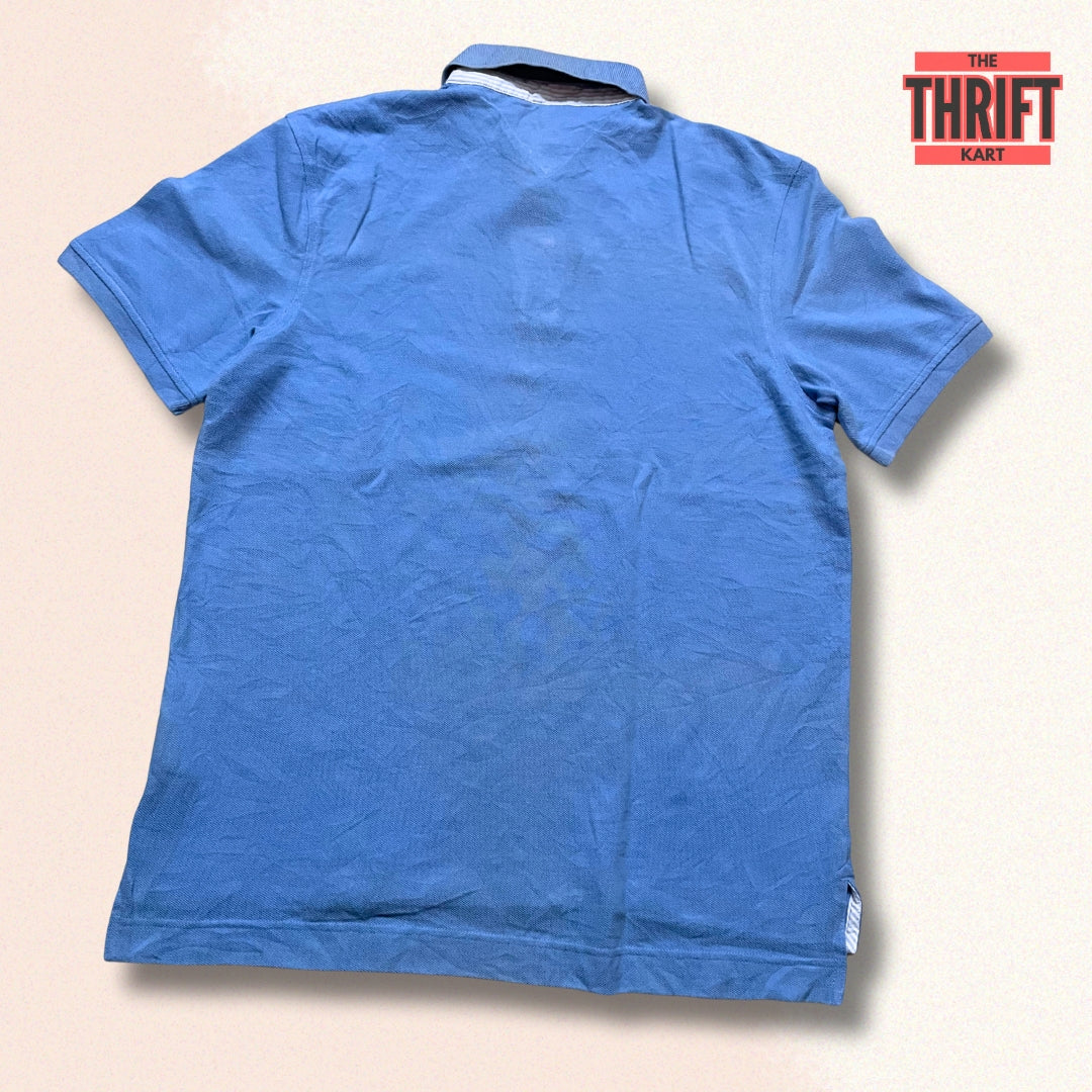 Tommy Hilfiger Sea Blue Polo | Made in Italy
