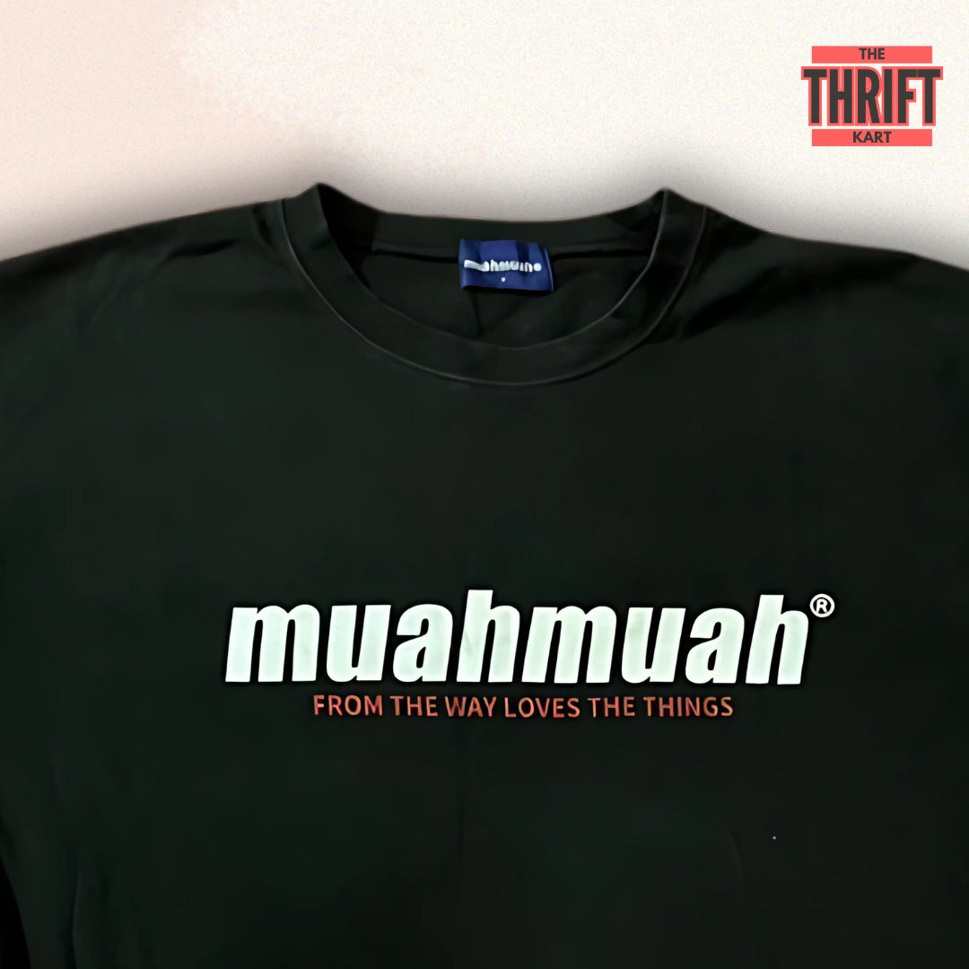 MuahMuah Official Oversized T-Shirt | Made in Korea