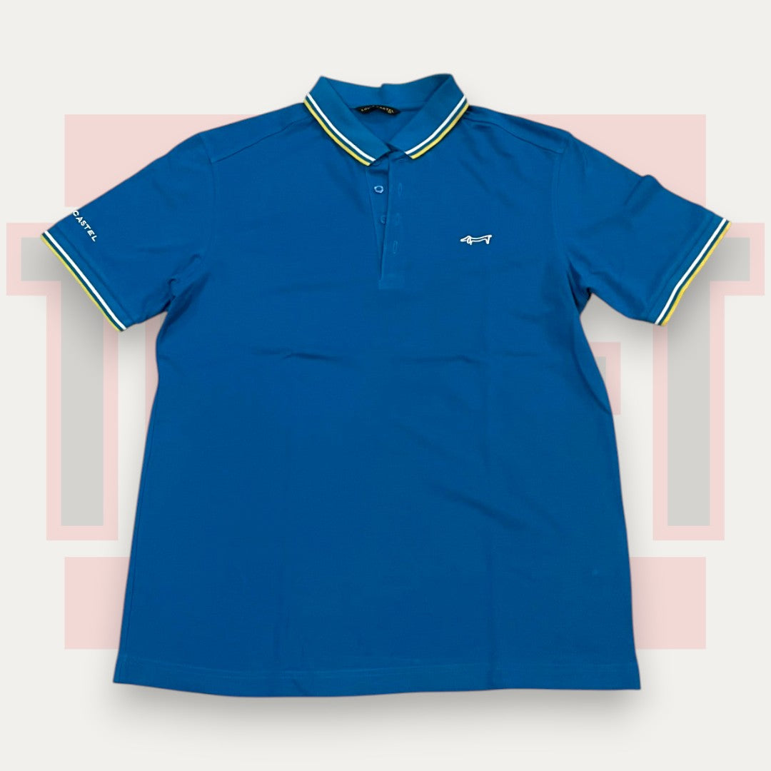 Louis Castel Hotdog Blue Polo | Made in Germany
