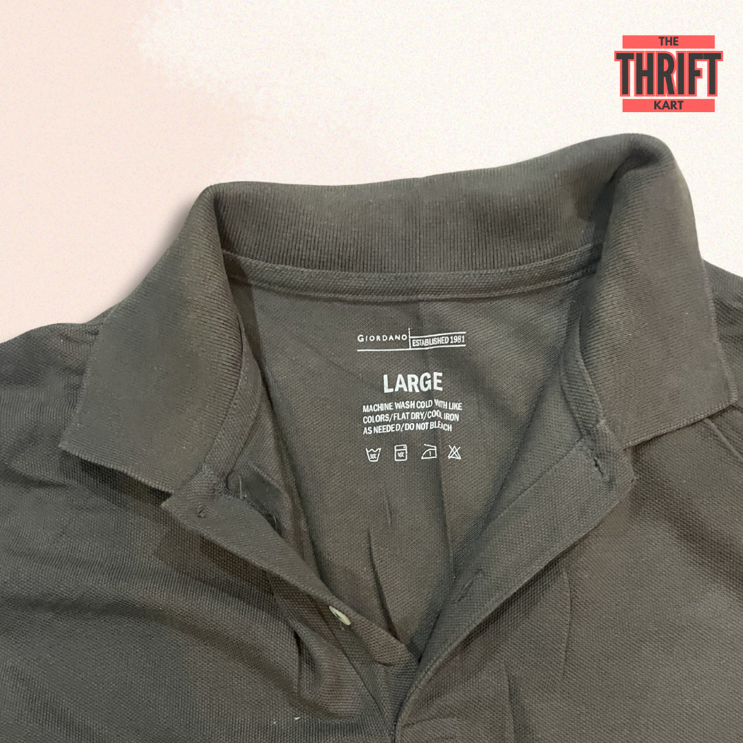 Giordano Solid Soft Polo | Made in Hong Kong