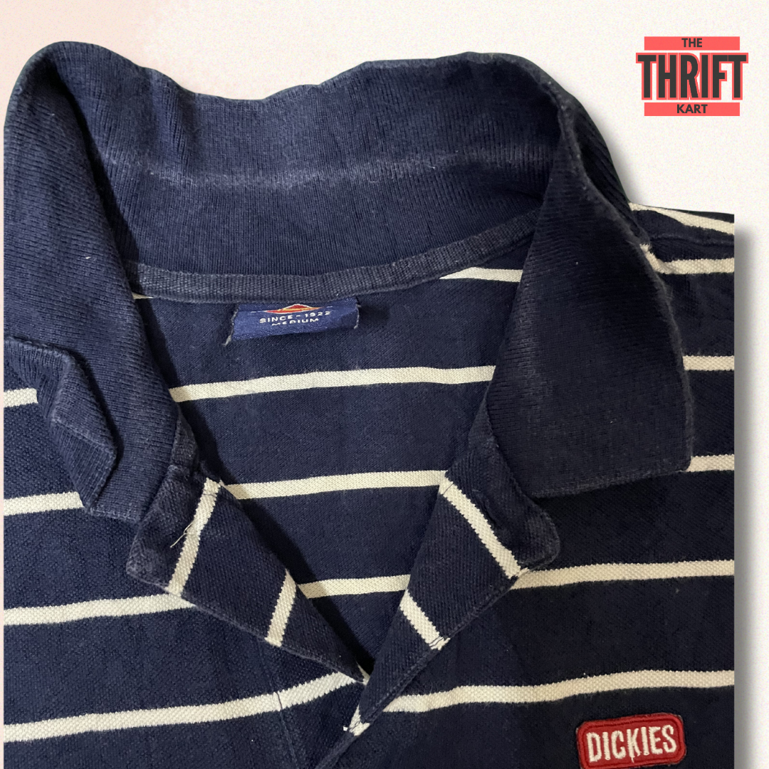 Dickies Office Striped Polo | Made in Texas