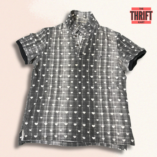 Bean Pole Party Pattern Polo | Made in Korea