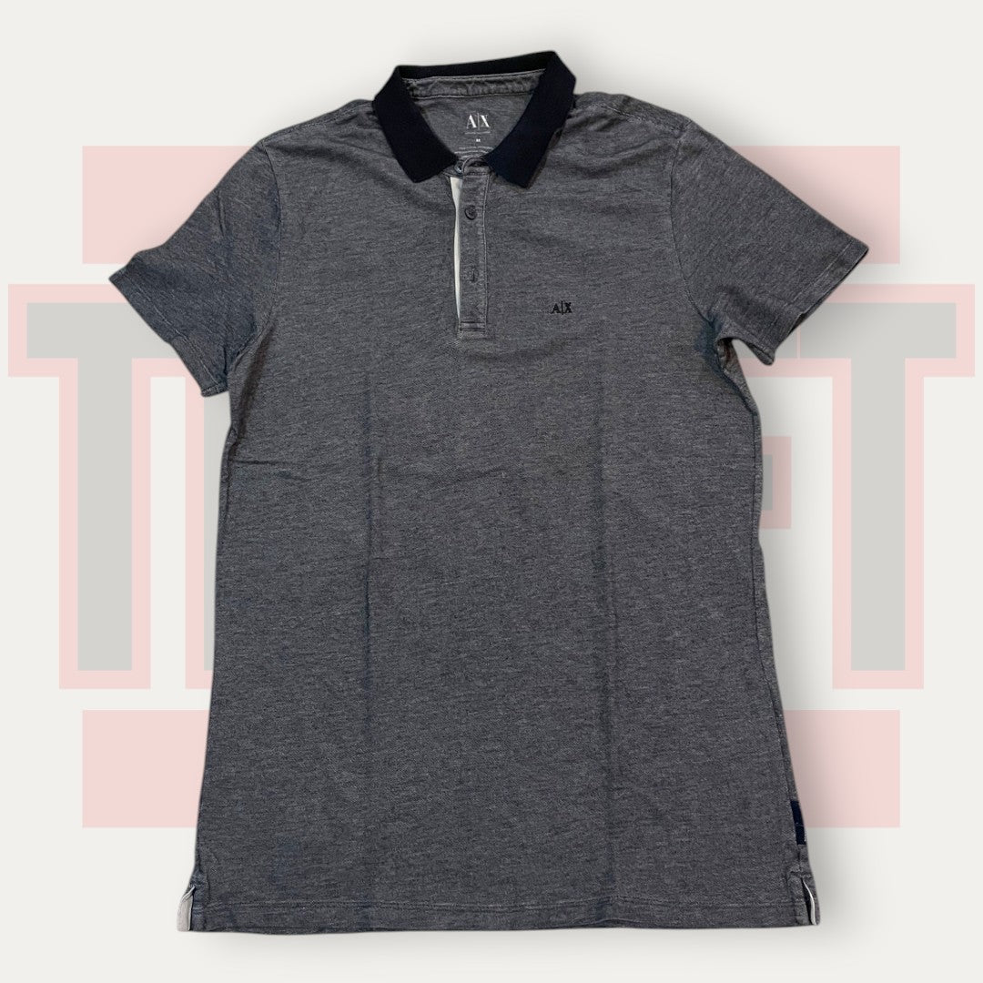 Armani Exchange King Grey Polo | Made in USA