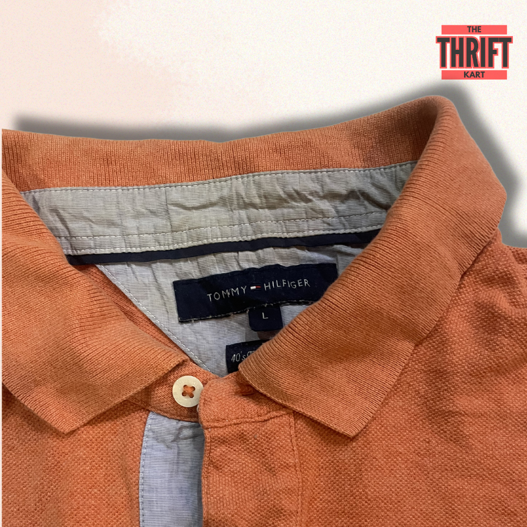 Tommy Hilfiger Solid Polo Tee | Made in US