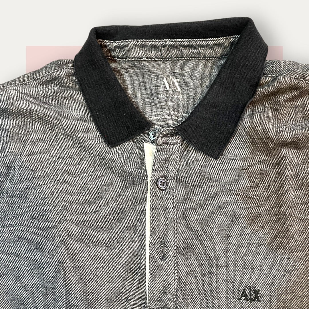 Armani Exchange King Grey Polo | Made in USA