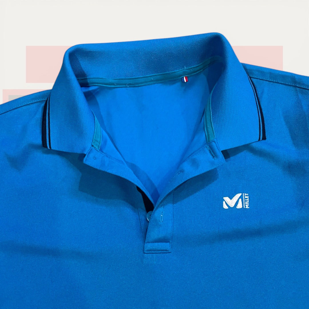 Millet Official Chic Blue Active Polo | Made in France