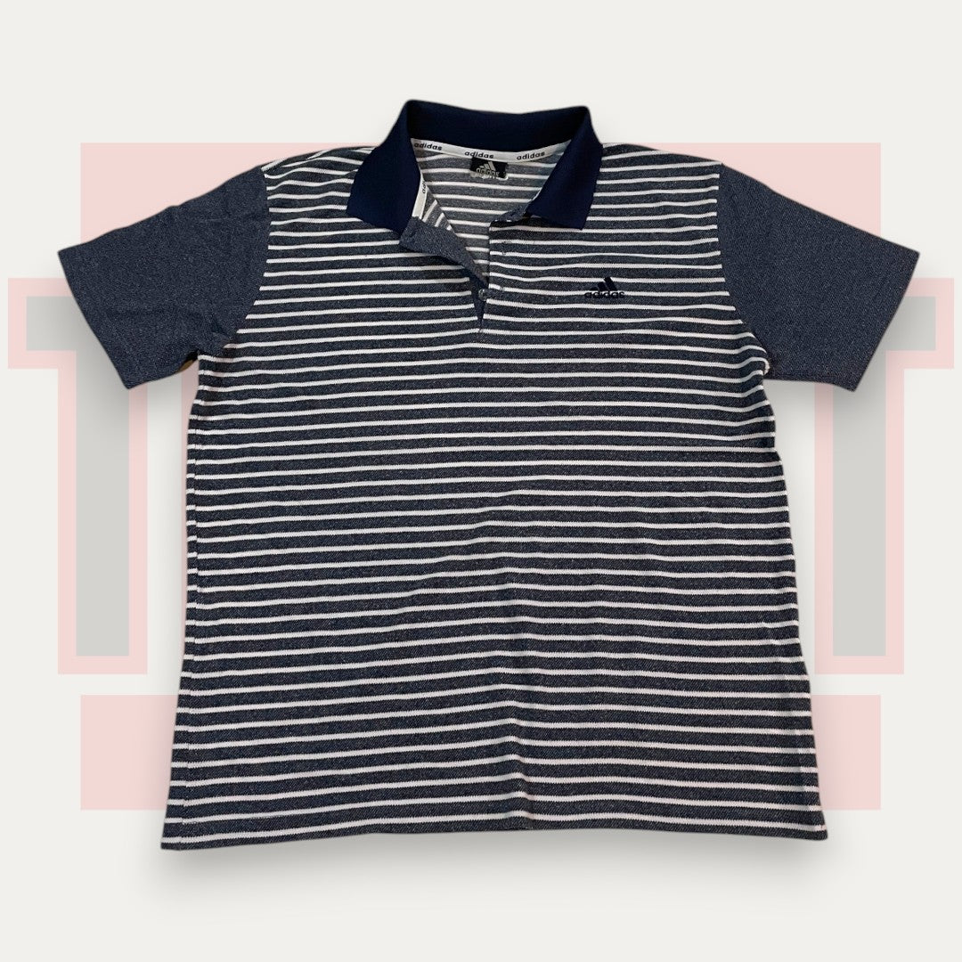 Adidas Beign Striped Polo | Made in USA