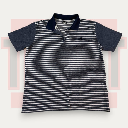 Adidas Beign Striped Polo | Made in USA