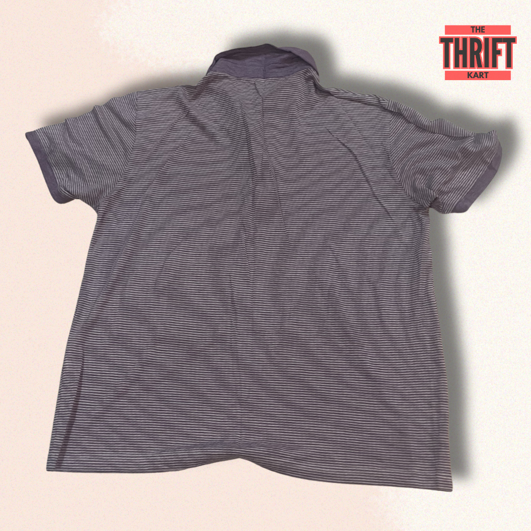 Corocodile Stripped Office Polo | Made in Korea