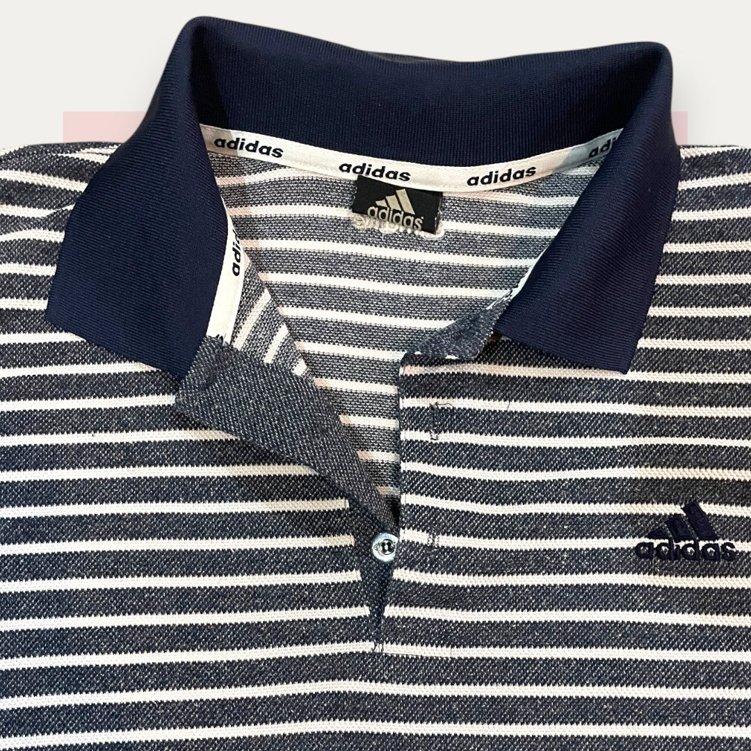 Adidas Beign Striped Polo | Made in USA