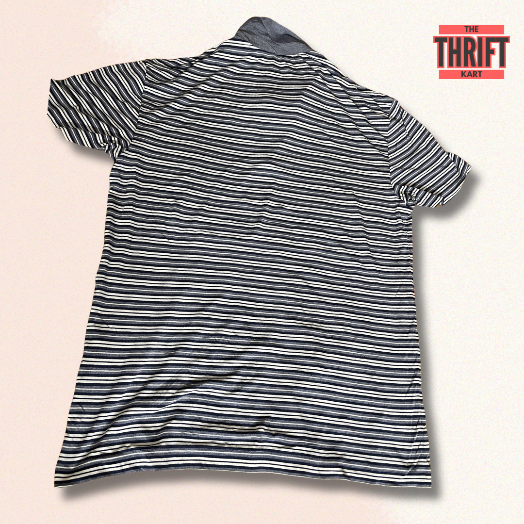 Nepa Stripped Dual Tone Polo | Made in Korea