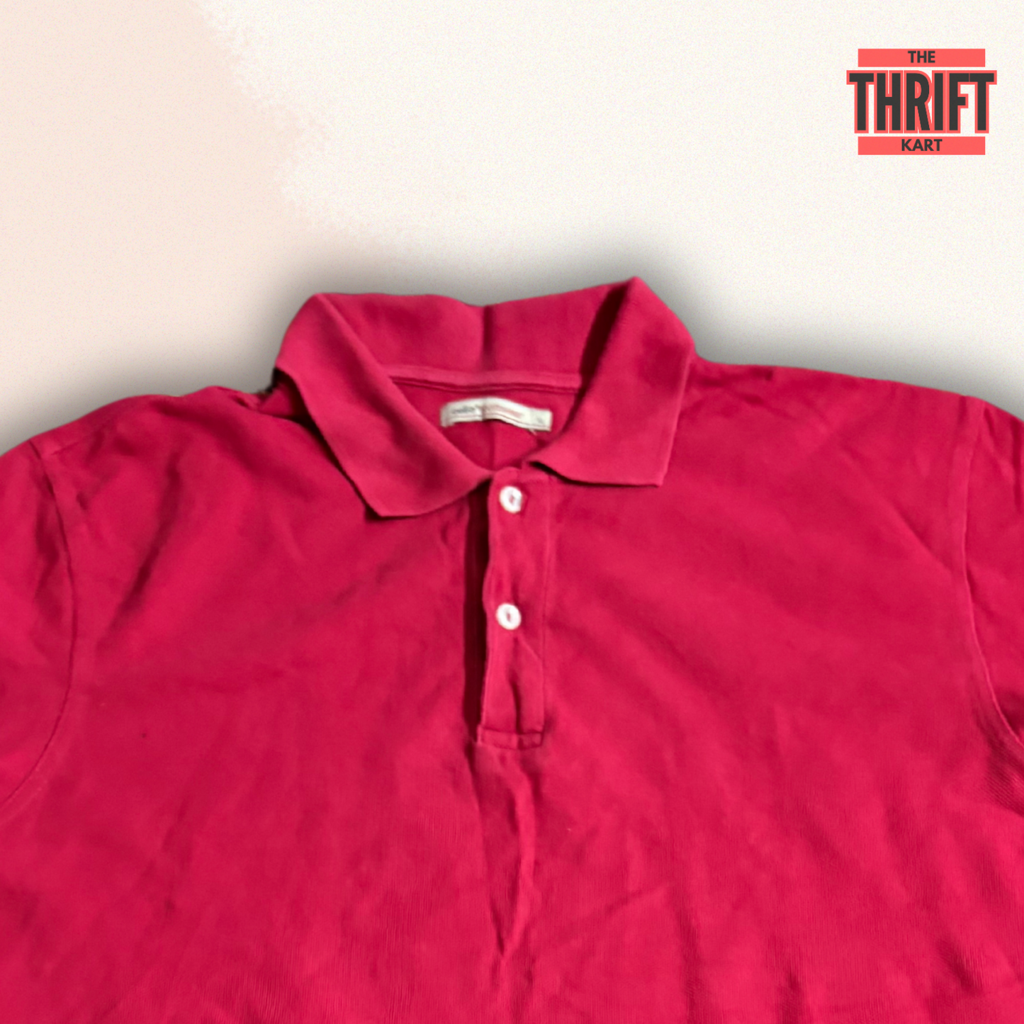 Celio Blood Red Casual Polo | Made in India