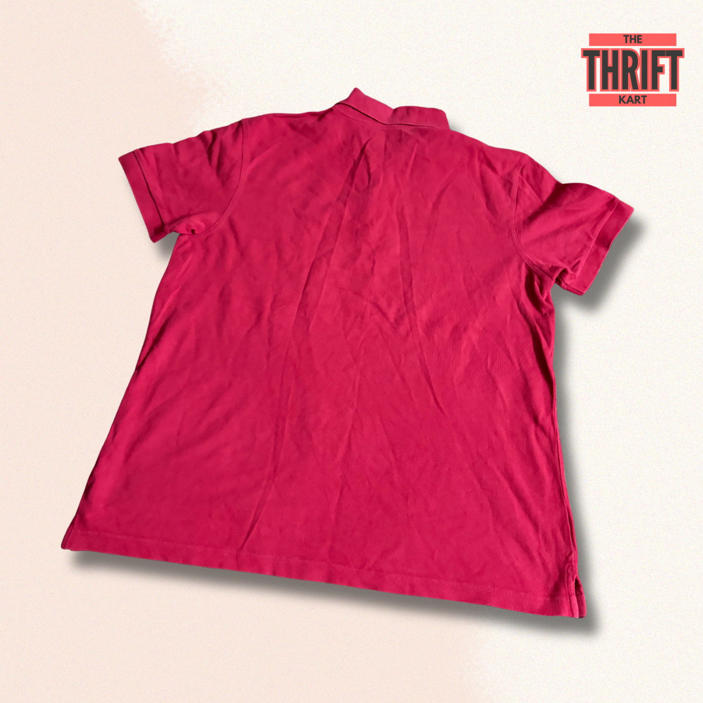 Celio Blood Red Casual Polo | Made in India