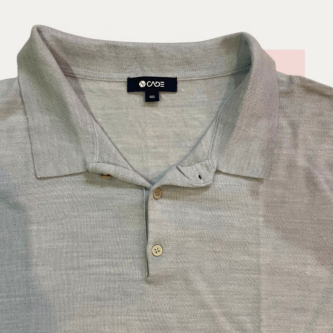 Cade Cube Official Creme Polo | Made in Canada