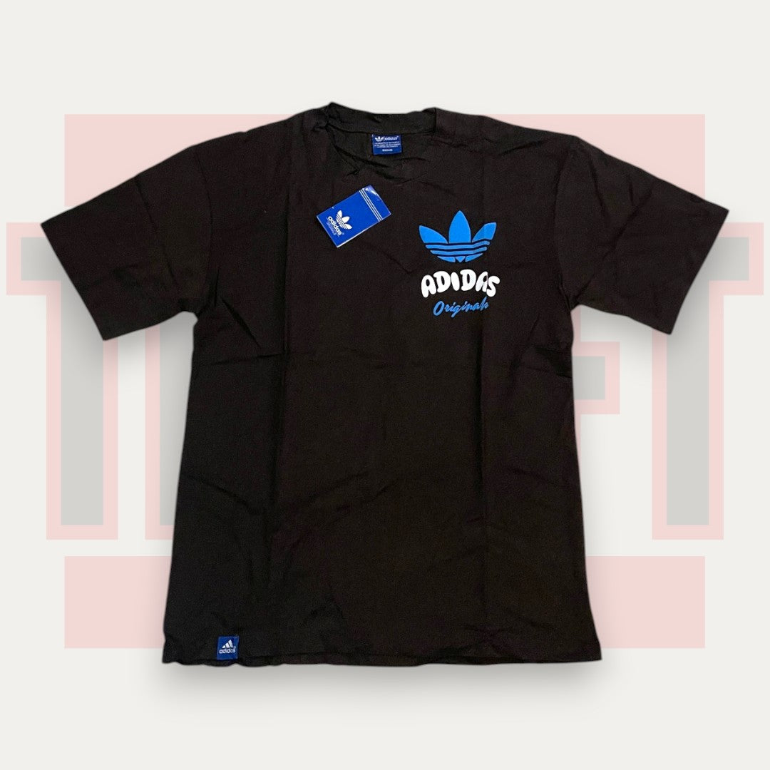 Adidas Originals Classic Black Tee | Made in USA