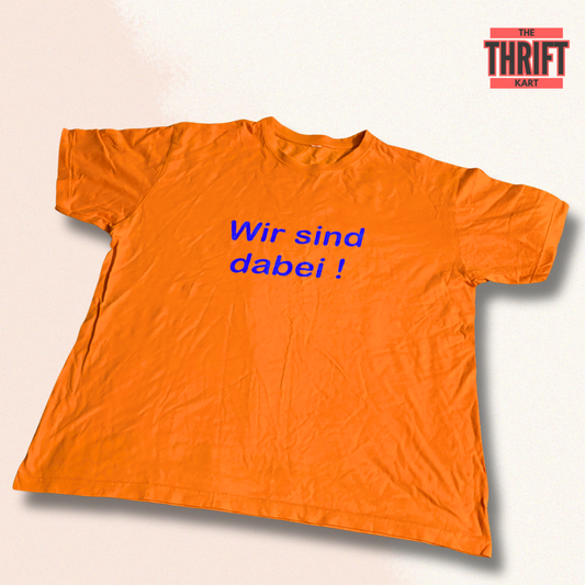 The Thrift Kart Vibrant German Tee | Made in India