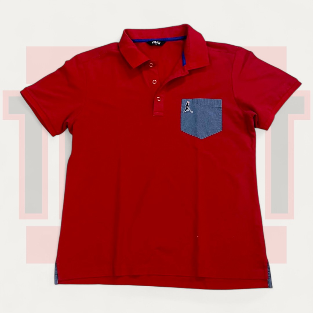 PING Red Core Polo | Made in South Korea