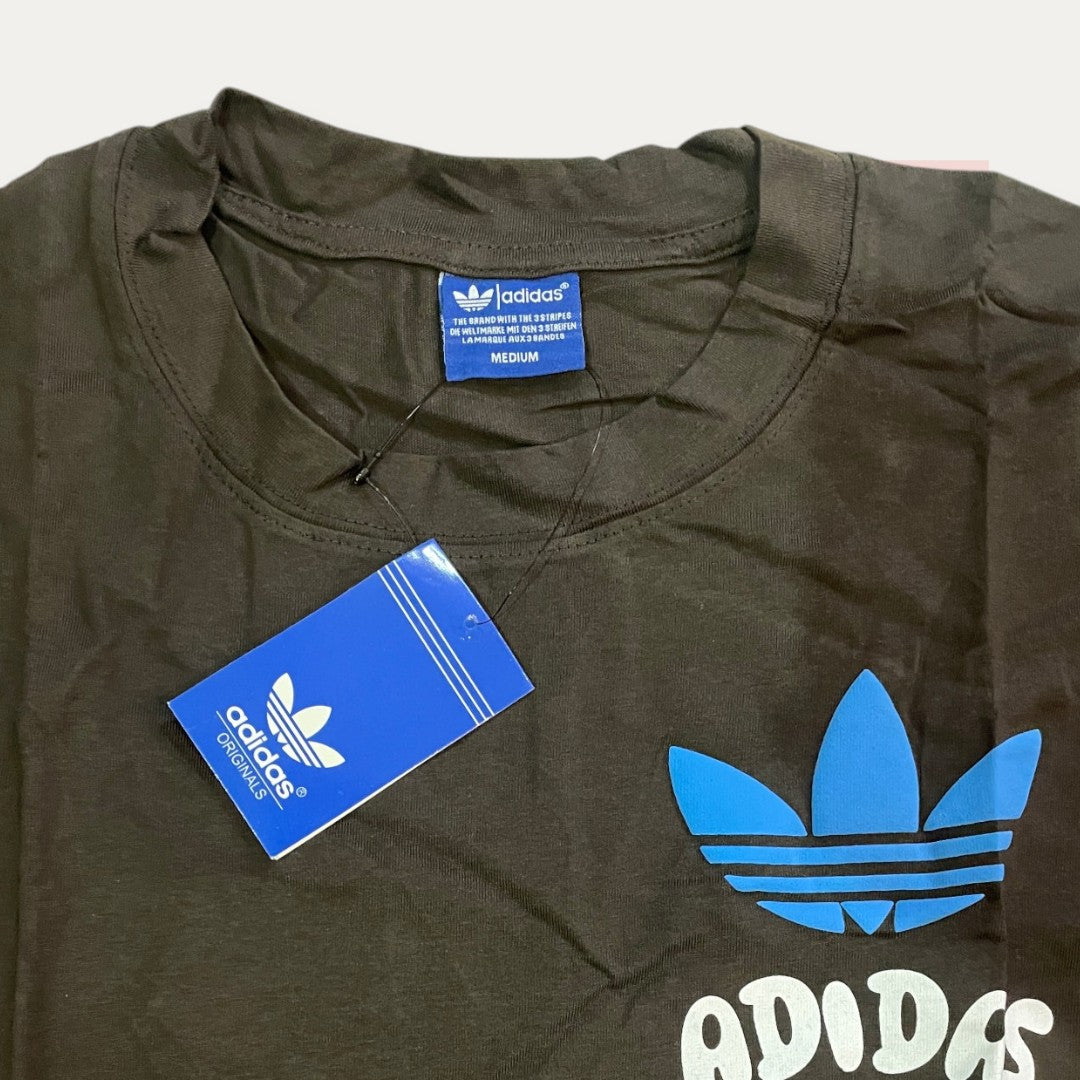 Adidas Originals Classic Black Tee | Made in USA
