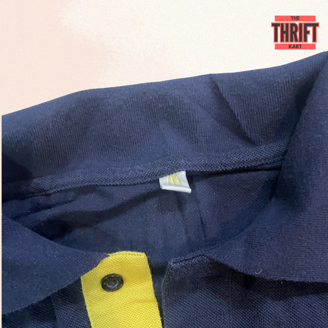 McDonald's Solid Casual Polo | Made in Korea