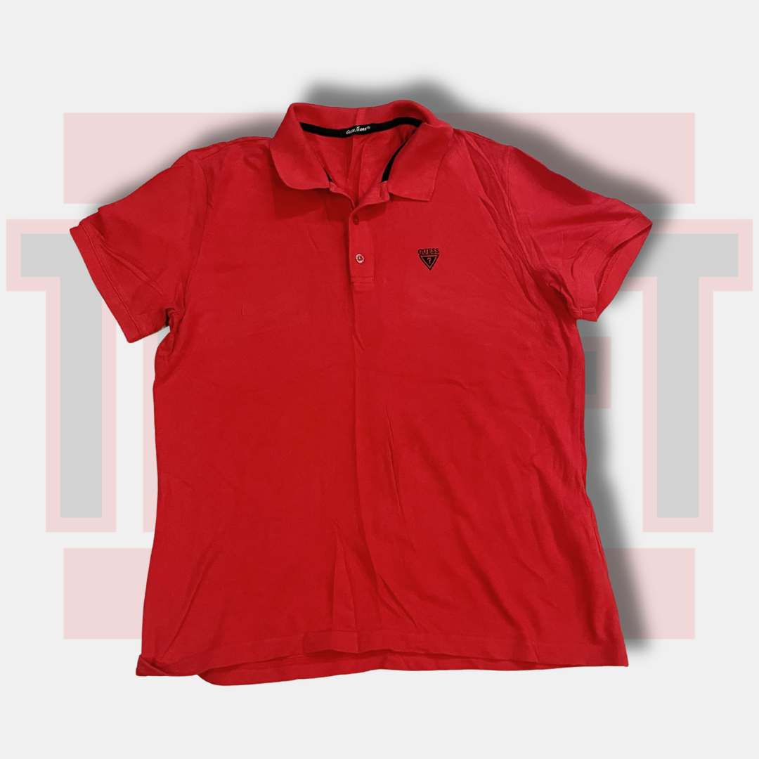 Guess Jean Solid Polo | Made in US