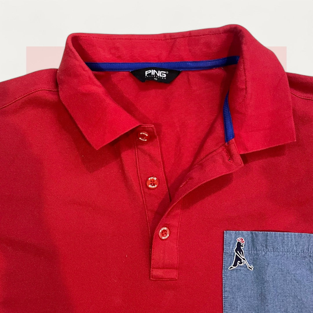 PING Red Core Polo | Made in South Korea
