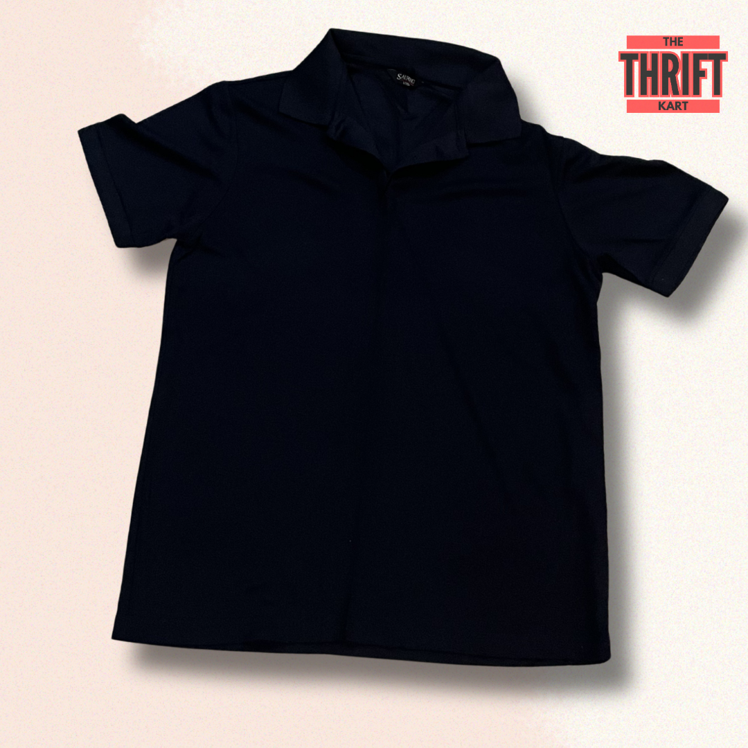Saireng Sleek Solid Polo | Made in Korea