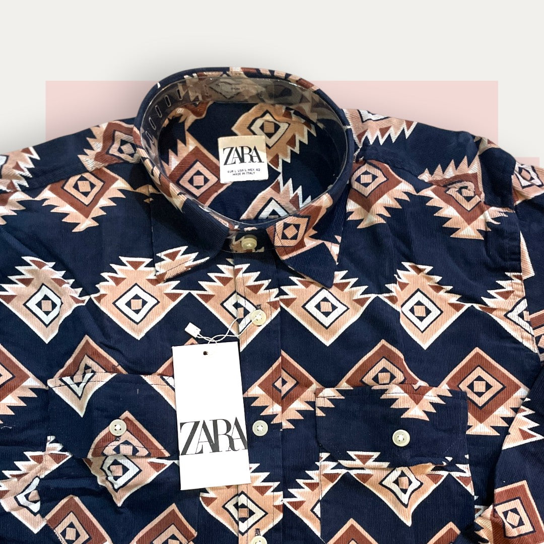 Zara Official Hen Print Shirt | Made in Italy
