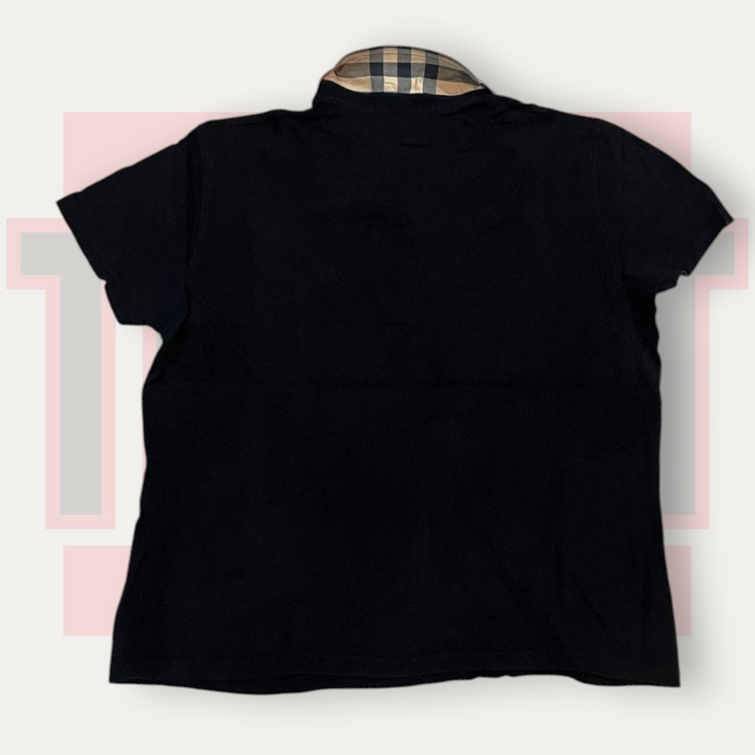 Burberry Gentle Black Polo | Made in UK