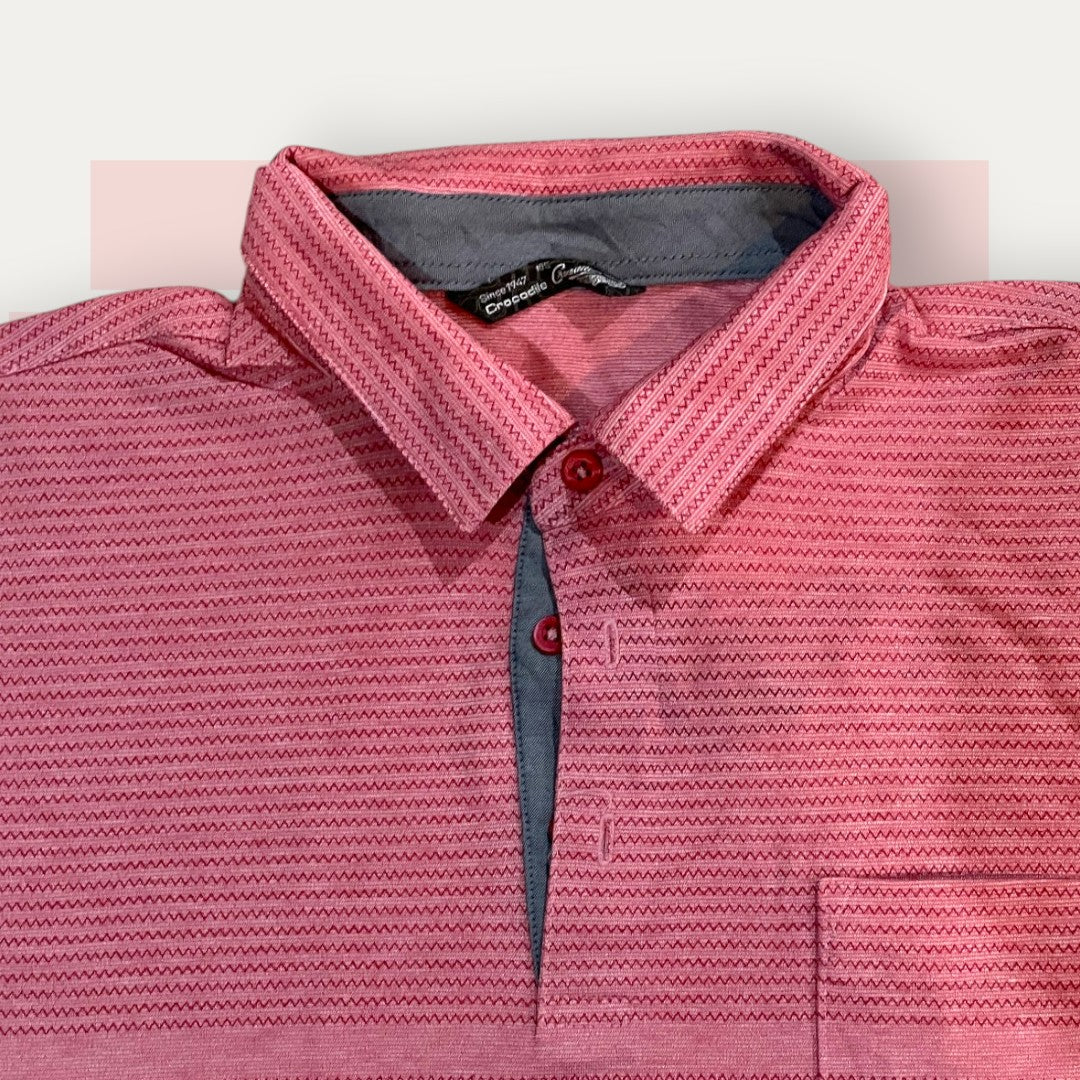 Crocodile Pulse Red Polo | Made in Italy