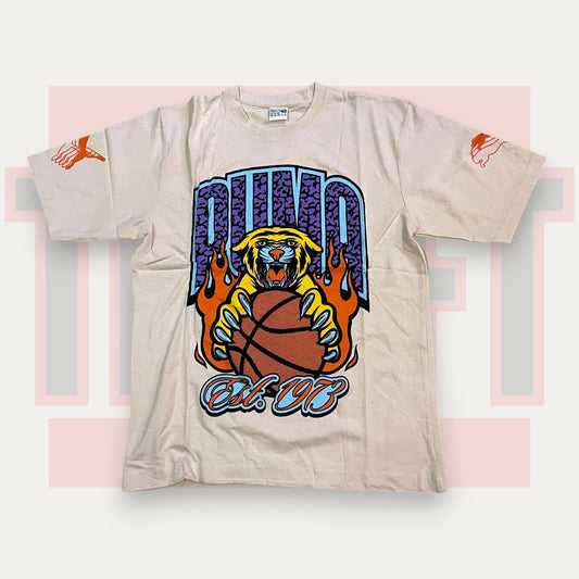 Puma Tiger White Tee | Made in Denmark