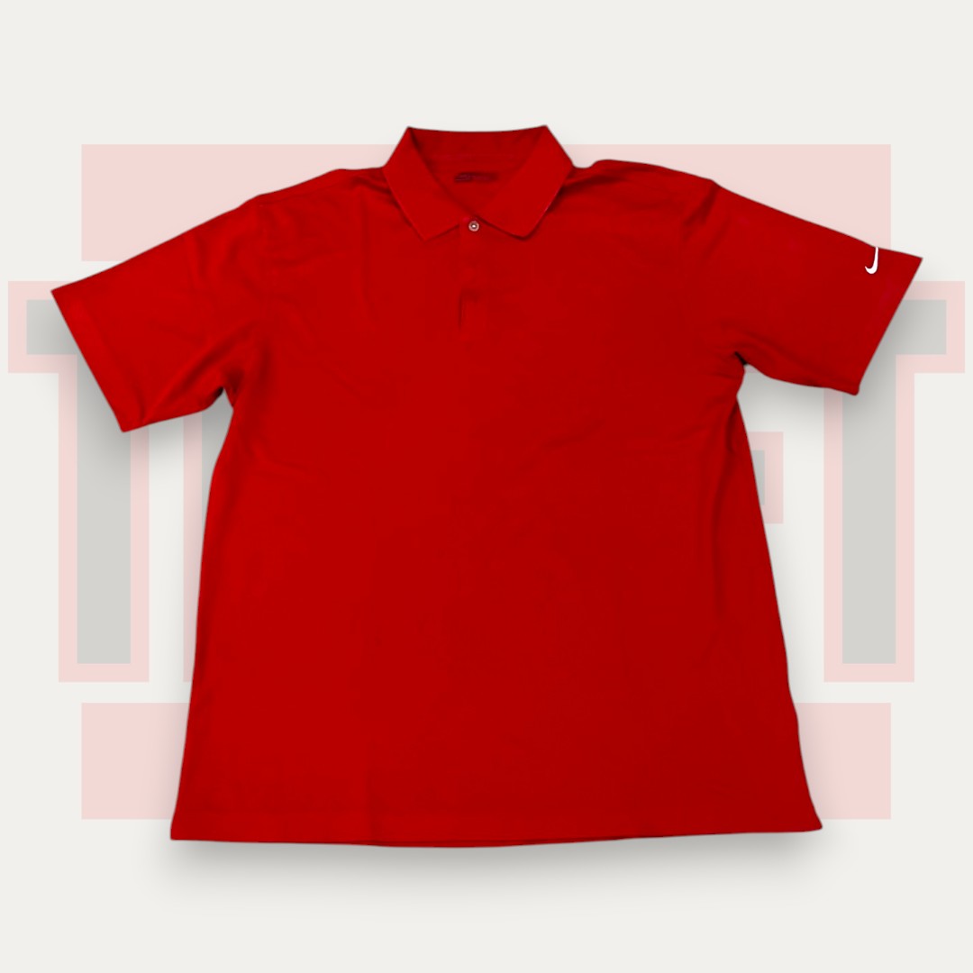 Nike Golf Fit Dry Red Polo | Made in USA