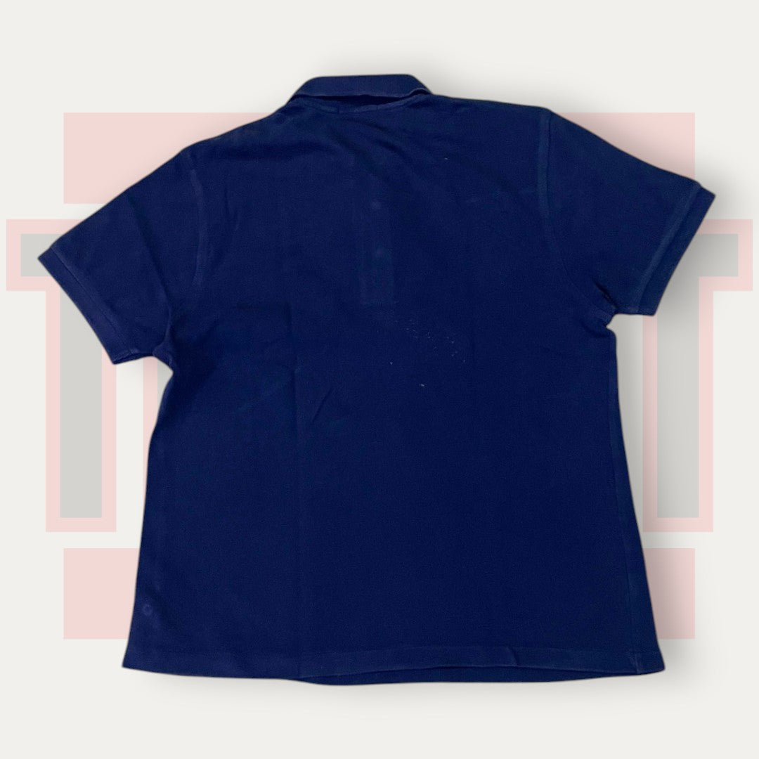 Burberry Solid Navy Polo | Made in Germany